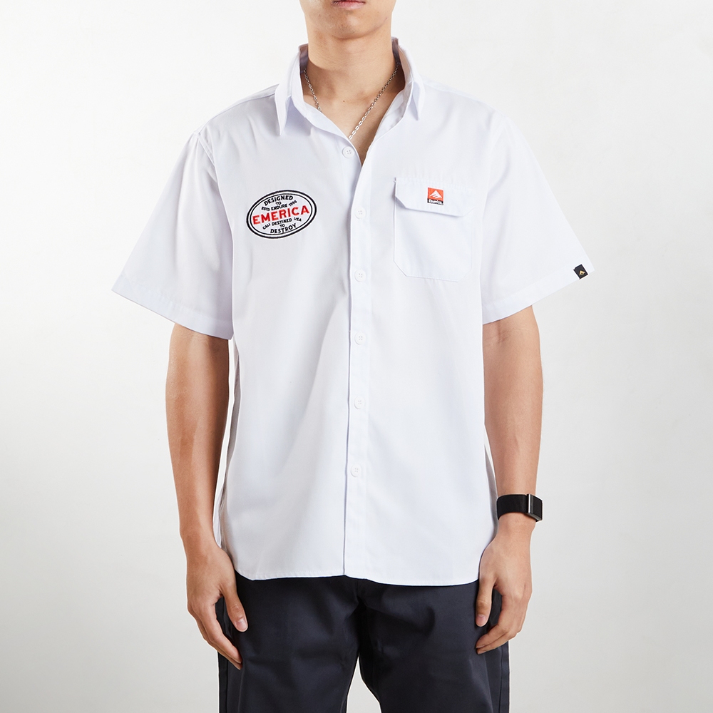 EMERICA เสื้อเชิ้ต FLAMING CAN S/S SHIRT