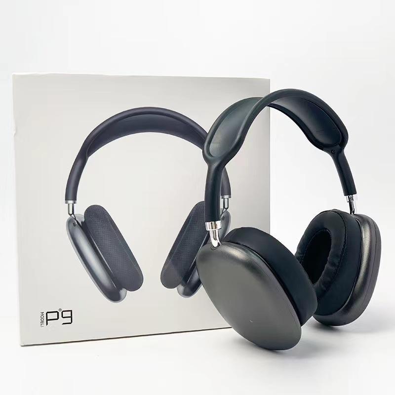 หูฟังบลูทูธ P9 ไร้สาย หูฟังซับวูฟเฟอร์ไมโครโฟน Wireless Built-in