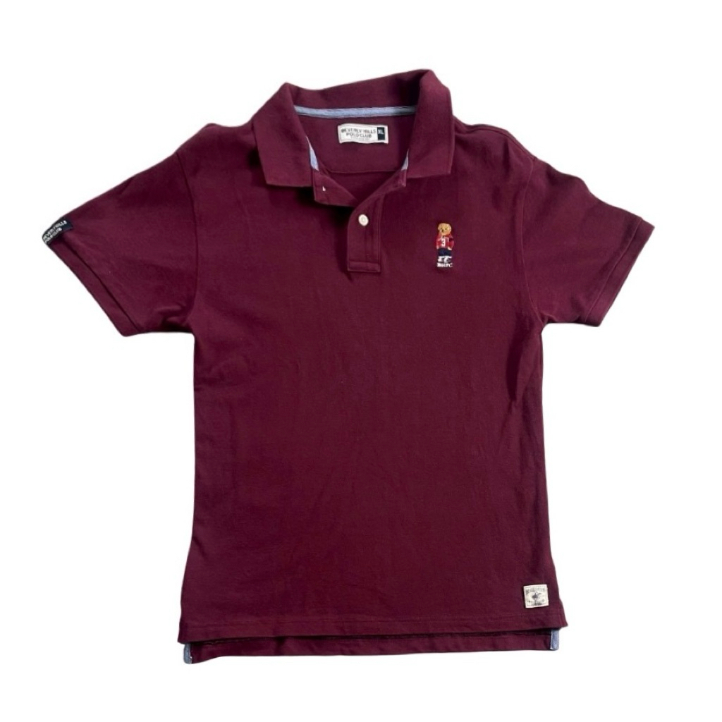 Thrifthabor - เสื้อโปโล  Beverly Hills Polo Club ของแท้ 100% ผู้ชาย SIZE XL มือสอง สภาพดีมาก เหมือนใ