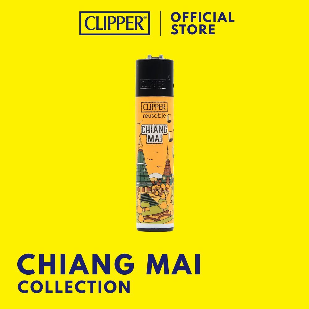 ไฟแช็ค คลิปเปอร์ Clipper Lighters W Mandala ไฟแช็คเติมแก๊สได้ ไฟแรงสู้ลม จุดไฟให้แสงสว่างแบบพกพาสะดวก