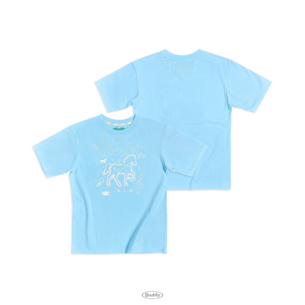 DADDY | Wonder Dream Tee เสื้อยืด สีฟ้า สุดน่ารัก