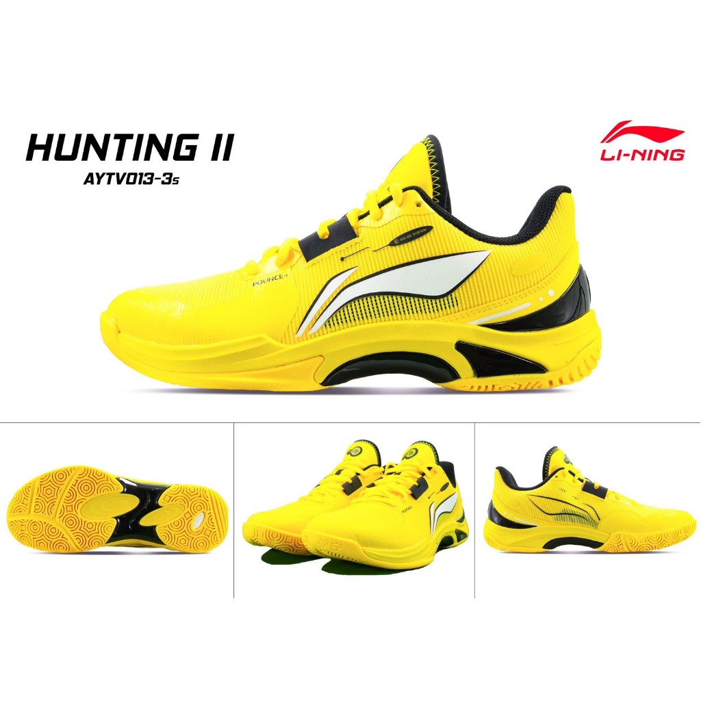 รองเท้าแบดมินตัน Li Ning badminton Shoe : HUNTING II AYTV013-3