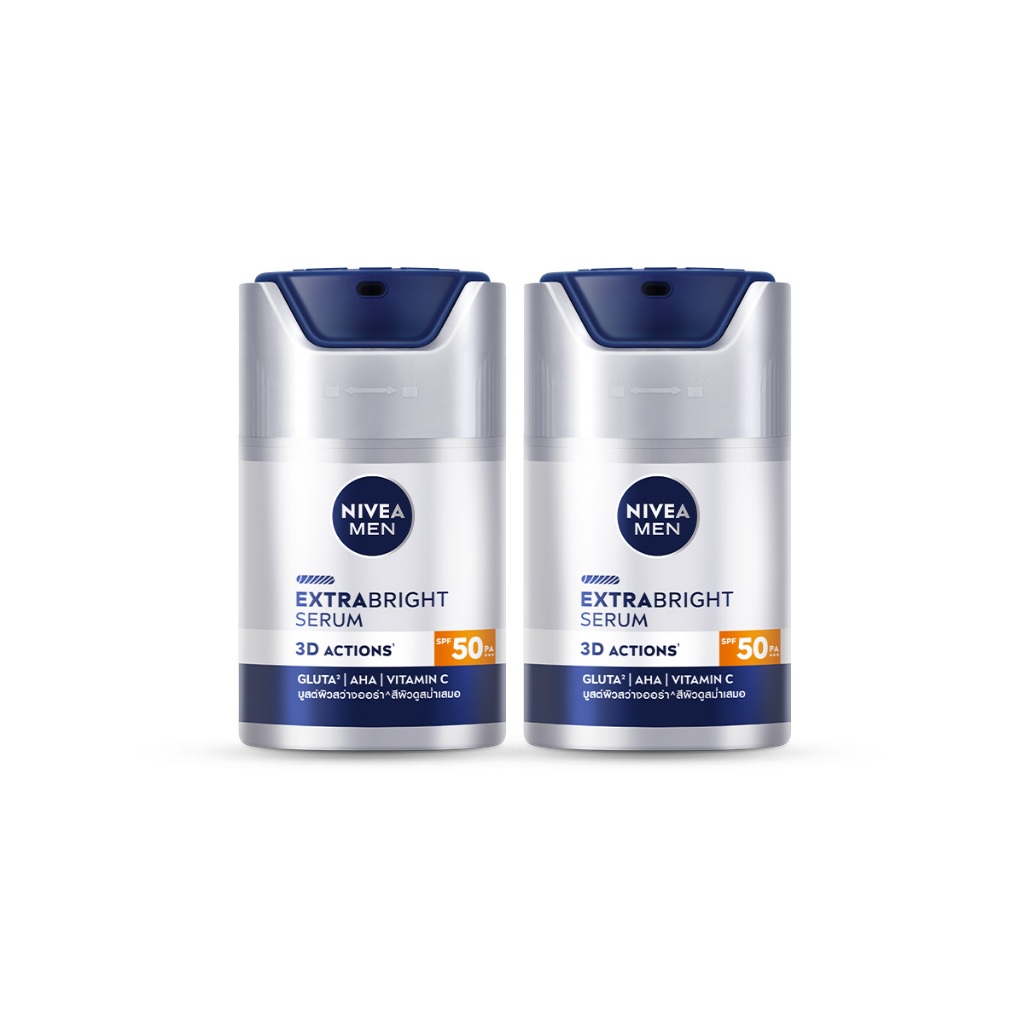 نيفيا مِن سيروم إكسترا برايت للرجال SPF50 PA+++ ـ 45 مل × 2 — صورة 7
