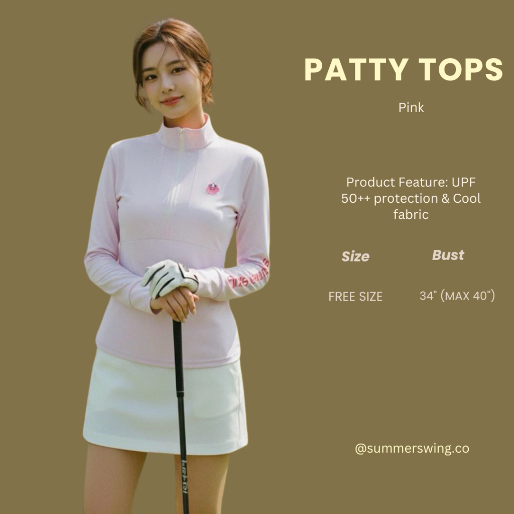 Patty L/S tops in Pink (UPF50 protection & cool effect) - รูปที่ 5