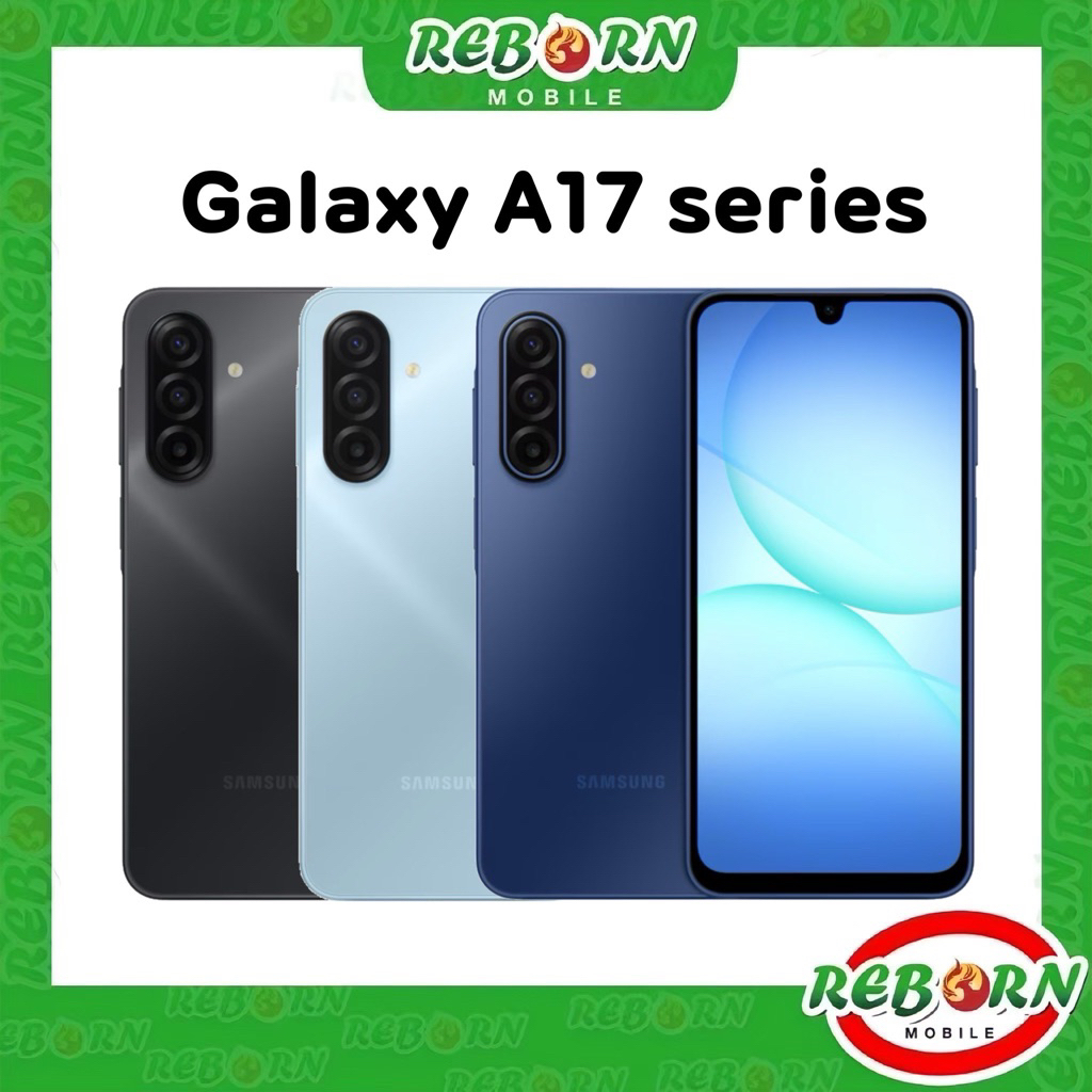 [Hot] ล่าสุด Galaxy A17 ซีรี่ย์ A17 5G Exynos 1330 | A17 4G Helio G99 เกมมิ่งโฟน ชาร์จไว ศูนย์ไทย by