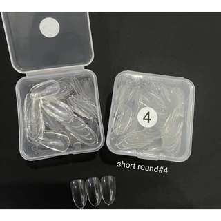 Tip PVC เล็บปลอมฝึกสีใส หลายตัวเลือก กล่องเหลี่ยม สำหรับฝึกทำเล็บ,ทำชาร์ตโชว์สี moding