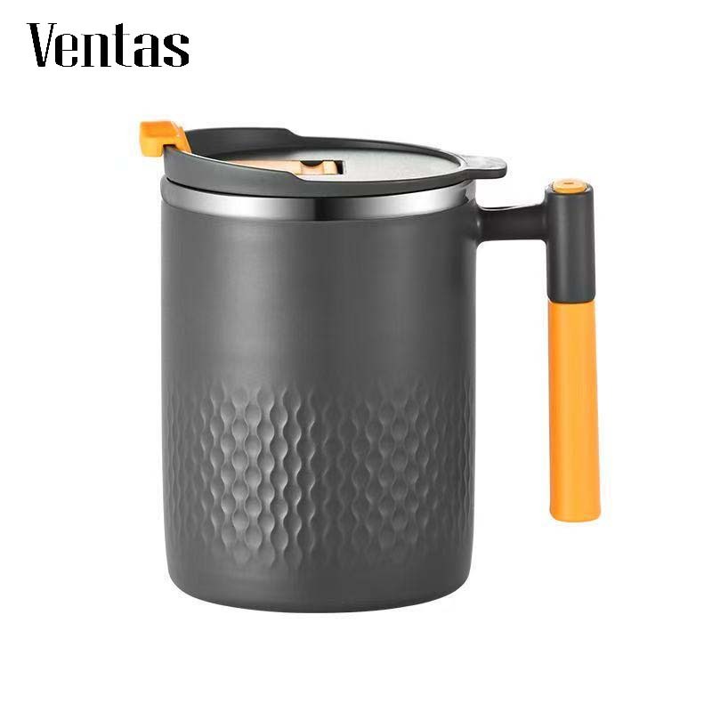 Ventas แก้วน้ำเก็บอุณหภูมิ สเเตนเลส 304 เเก้วเก็บความเย็นพร้อมฝาปิด เหมาะสำหรับใช้งานในสำนักงาน บ้าน