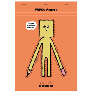 Rhodia N°18 stapled pad 90th anniv Jean x Jullien (C18890C) …