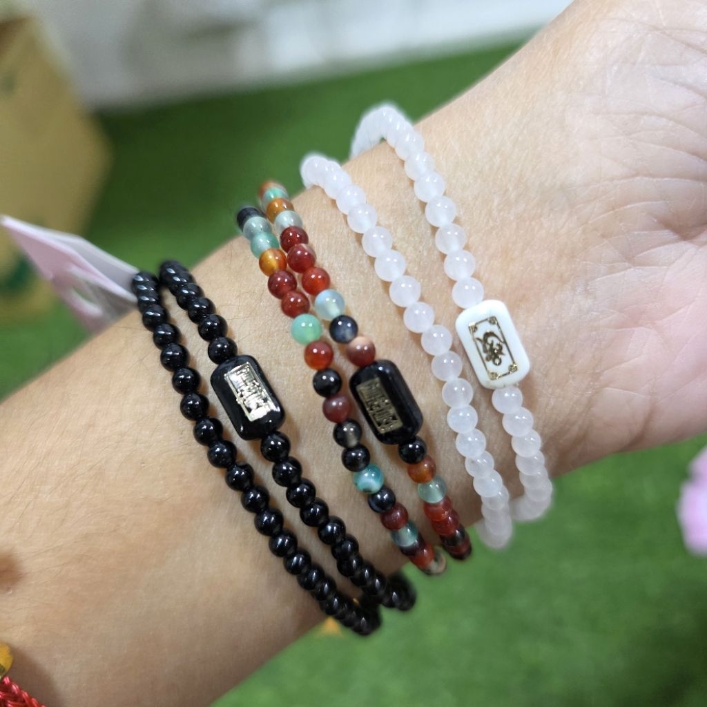 🛵 จัดส่ง 24 ชม.🌷เครื่องรางกำไล วัดพงอึนซา 🇰🇷 กำไล กดบัตรคอน เน้นเรื่องติ่ง ผ่านพิธีรมควันธูปแล้ว - รูปที่ 4