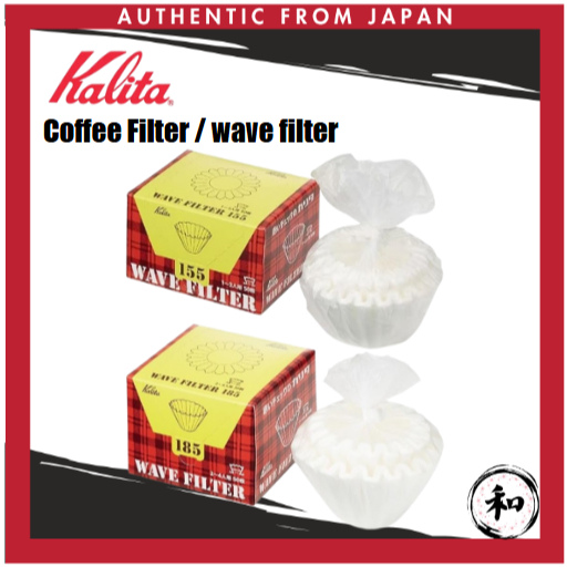 Kalita Coffee Filter_ wave filter~Delicious coffee brewing for everyone.【ส่งตรงจากญี่ปุ่น】