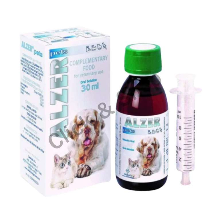 โค้ดลดทักแชท* ลดการเสื่อมเซลล์สมอง บำรุงระบบประสาท Alzer Pets แอลเซอร์ เพ็ทส์ อาหารเสริม วิตามิน แมว หมา *ของแท้