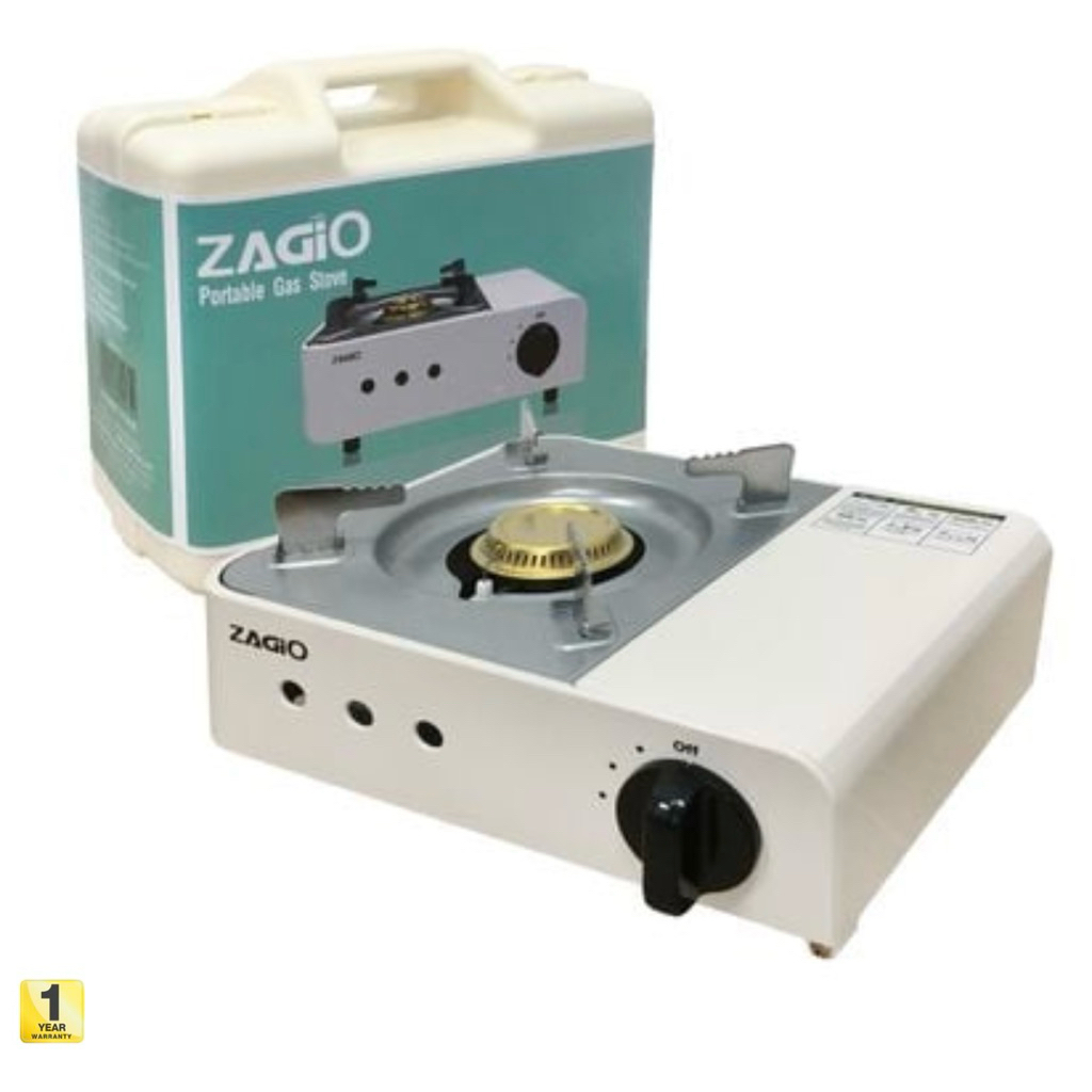 เตาแก๊สปิกนิก ZAGIO รุ่น ZG-1555 สีขาว