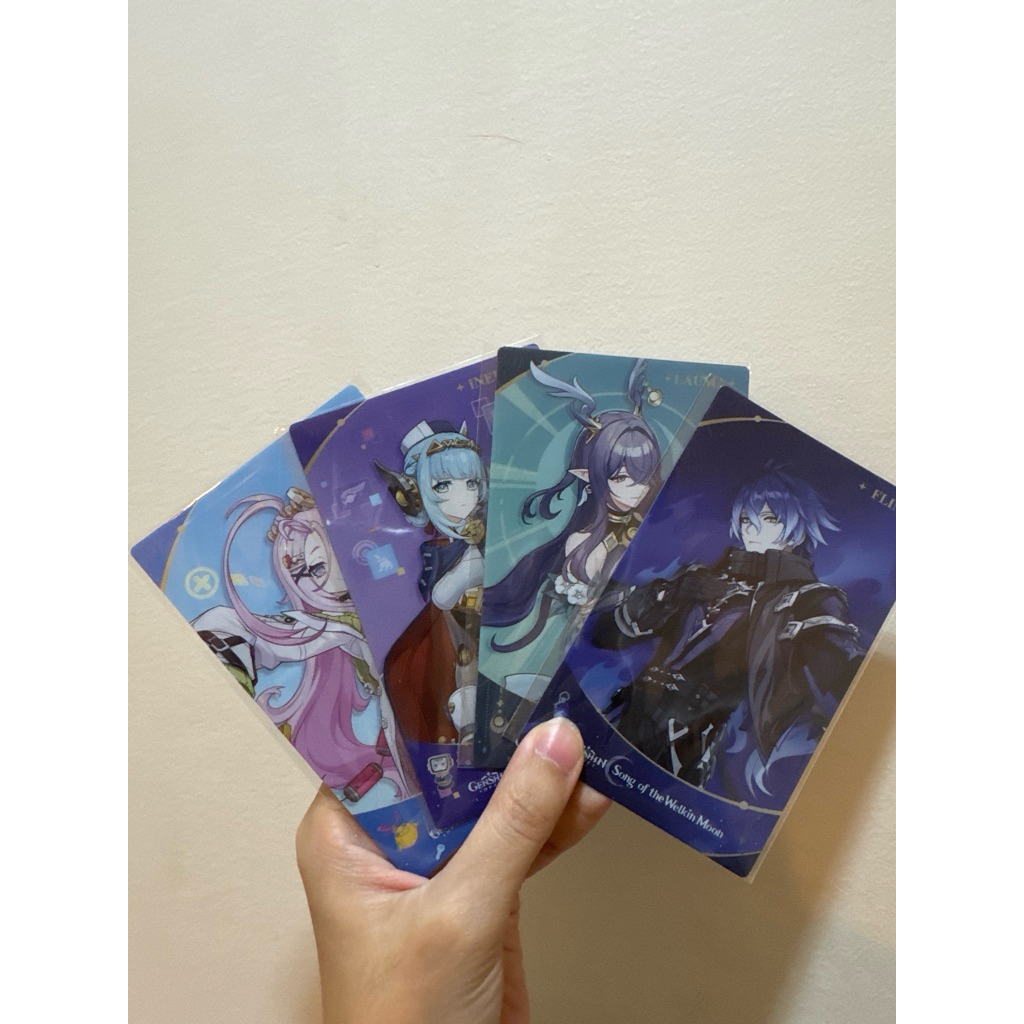 การ์ดที่ระลึกงาน TGS 2025 เกม เกนชิน Genshin Impact : flins lauma aino ineffa