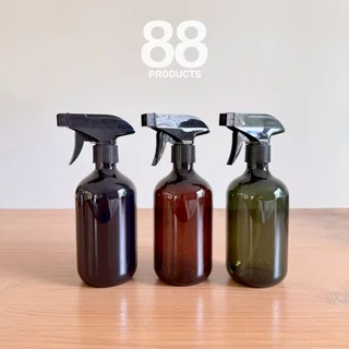 ขวดสเปรย์พลาสติก ขวดทรงกลม+หัวสเปรย์ ขนาด 300 500 ML เกรดอย่างดีพร้อมหัวปั๊ม พร้อมส่ง ส่งไว