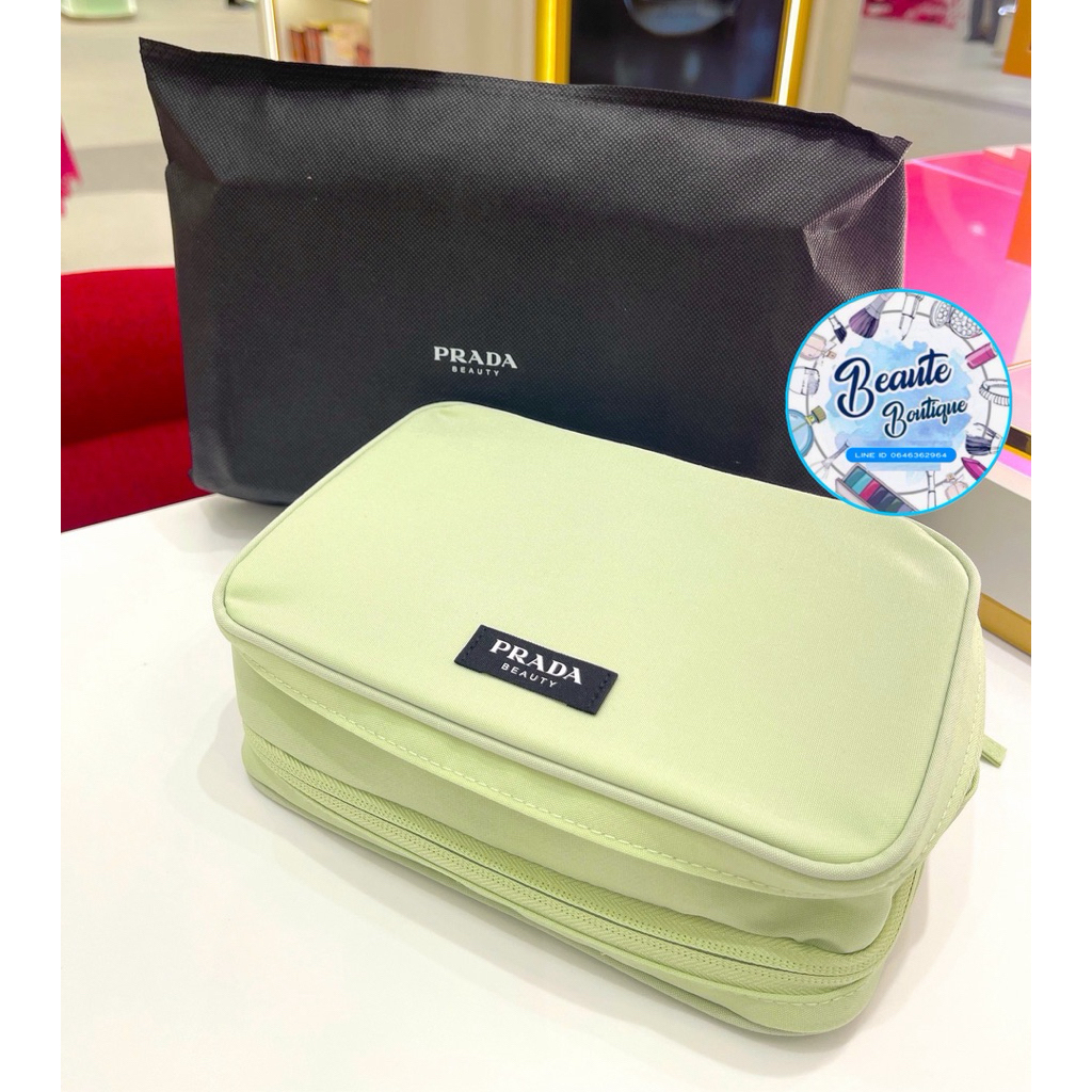✨ ของแท้💯% จาก King Power✨ กระเป๋าเครื่องสำอาง Prada