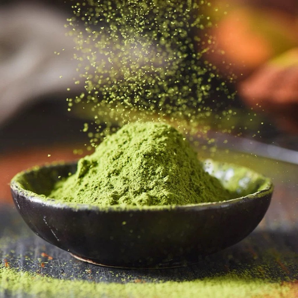 พร้อมส่ง ผงชาเขียว ขนาด 100g  ( 抹茶 100克 ） ผง ชา  ชาเขียวมัจฉะ