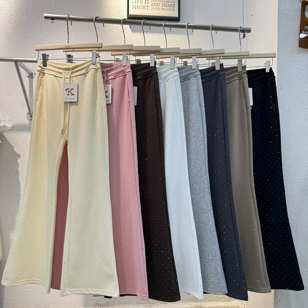 รหัส2030กางเกงขาม้ารีดเพชรงานป้ายKeltisผ้ายืด