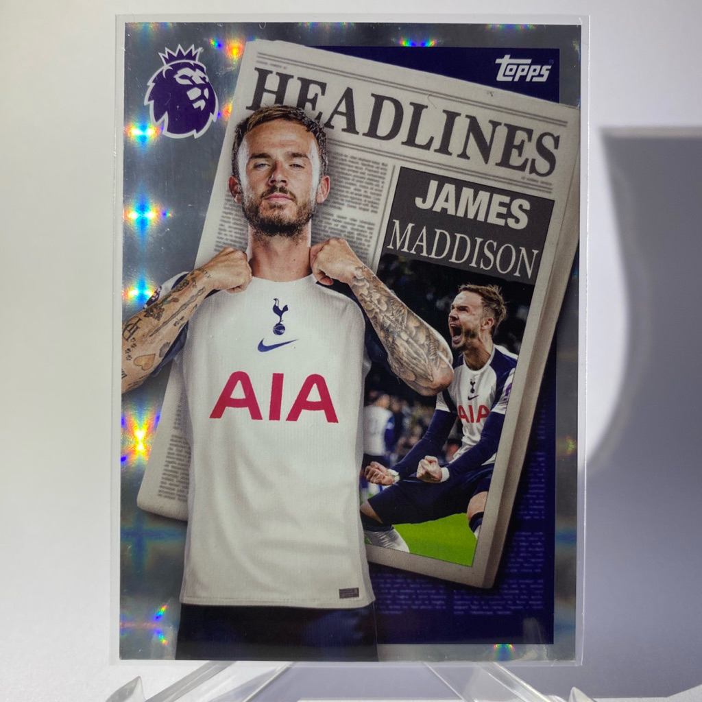 การ์ดนักฟุตบอล EMILIANO MARTINEZ, ASTON VILLA, HEADLINES, TOPPS 2025