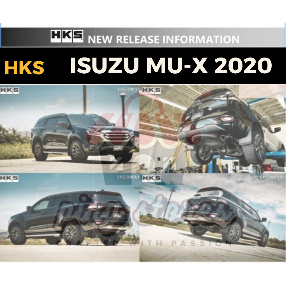 ท่อ HKS Isuzu Mu-X ปลายCarbon เครื่อง RZ4E 4JJ3