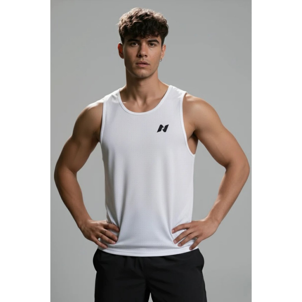 NO OPTION Performance Running Tanktop เสื้อใส่วิ่ง ออกกำลังกาย ระบายอากายดีเยี่ยม แห้งไว