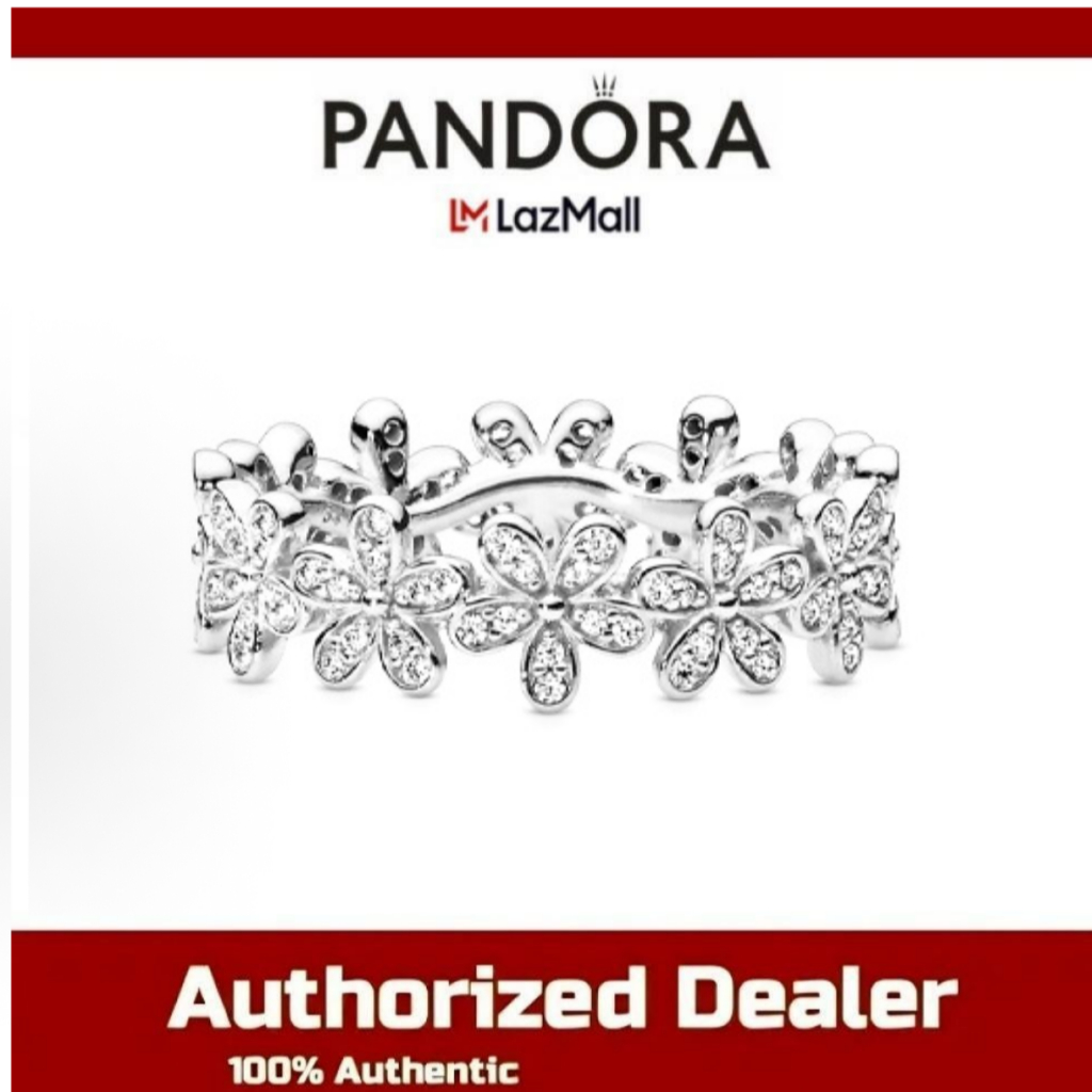 【100% Original】Dazzling Daisy for women Silvery ring