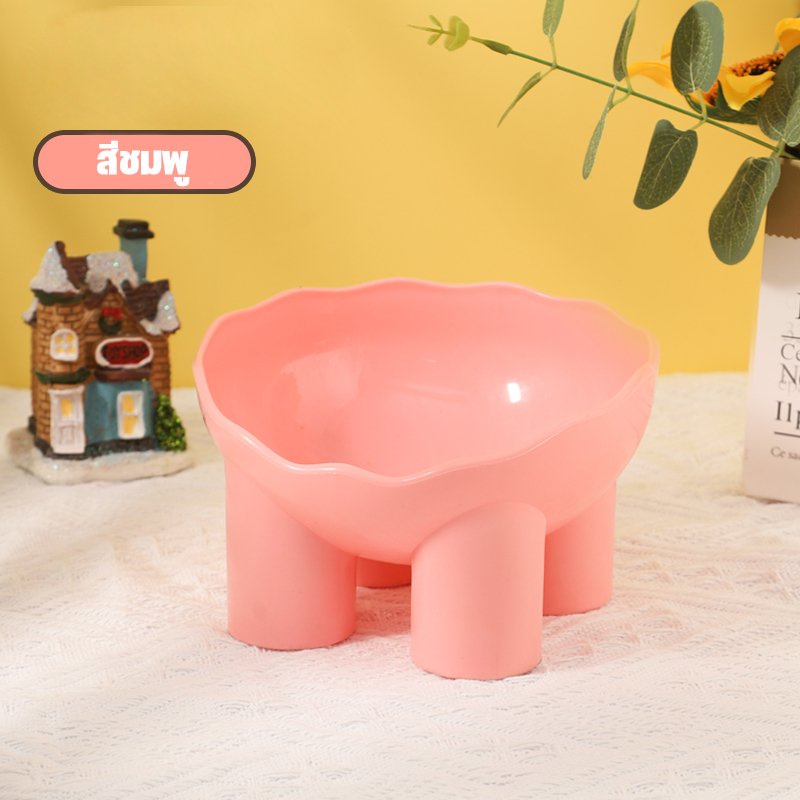 พร้อมส่ง ชามให้อาหารแมว ชามให้อาหารสุนัข ชามใส่อาหารสำหรับสัตว์เลี้ยง มีสีให้เลือก 4 สี - รูปที่ 7