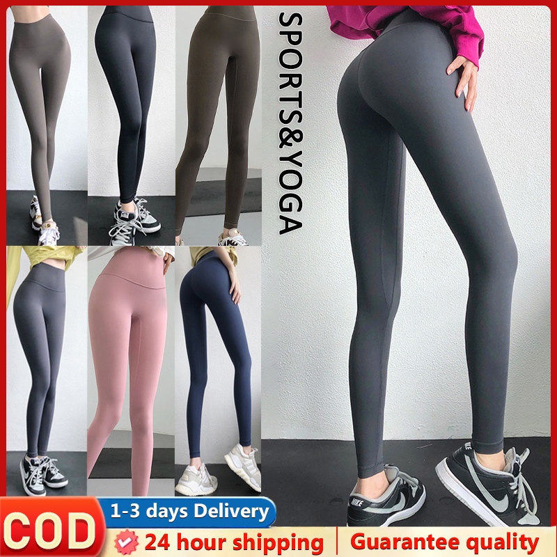 🔥Hot Sale！อัพเกรดใหม่ กางเกงโยคะขายาว กางเกงเลกกิ้ง กางเกงออกกำลังกายผู้หญิง ผ้านิ่มใส่สบาย เอวสูง เก็บพุง กระชับต้นขา
