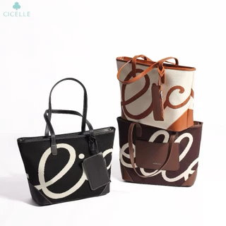กระเป๋า Tote Bag ผ้าทอหนา แบรนด์ CICELLE (ซีเซล) 1678