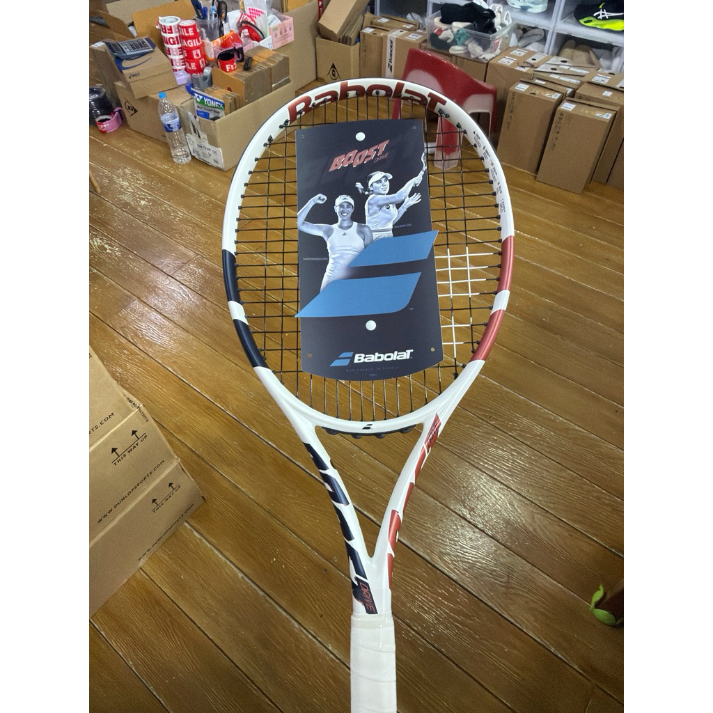 ไม้เทนนิส BABOLAT BOOST DRIVE WHITE หน้าไม้ 105 น้ำหนัก 260 กรัม