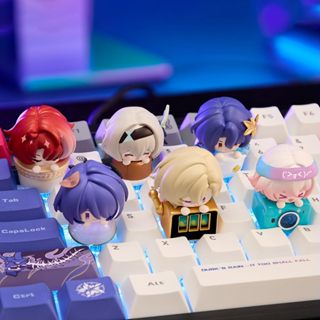 ✅(พร้อมส่ง)  ของแท้100% Honkai Star Rail Keycap Blind Box คี…