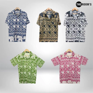 THE ROOM'S - เดอะรูม เสื้อช้าง ผลิตในไทย 100% เสื้อฮาวาย โคตรนุ่ม แขนสั้น ผ้าดีมาก รวมช้าง