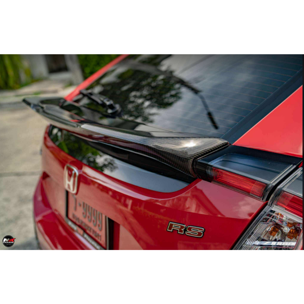 หางหลัง สปอยเลอร์ ตรงรุ่น Wing spoiler Civic Honda Hatchback FK HB Original version Trunk Spoiler duck bill duck tail