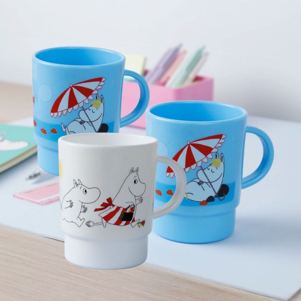 X 3 ใบ - แก้วน้ำ รุ่น 5202-MU ลายลิขสิทธิ์แท้มูมิน Moomin ป้องกันแบคทีเรีย BPA Free แก้วพลาสติก ทนร้อน