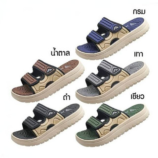 Adda 25B02-M8 รองเท้าแตะพื้นเบา เทปกาวตีนตุ๊กแก เปิดขยายหลังเท้าได้ นุ่ม ลุยน้ำได้ ของแท้ พร้อมส่ง