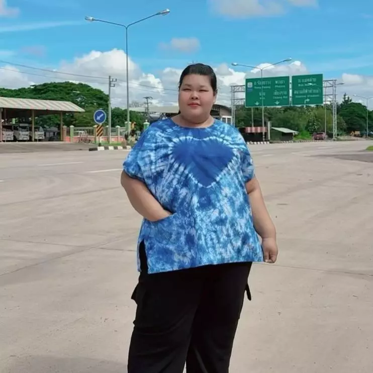 เสื้อแขนล้ำไซส์จัมโบ้ อก 64 นิ้ว ผ้าคอตตอน thumbnail 4