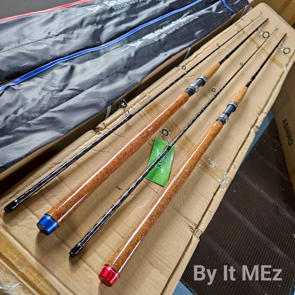 ของแท้ ราคาถูก ❗❗ คันสปิ๋ว หมาป่ากราไฟท์ FOX REEL GLOBE SUPER โกลบ ซุปเปอร์ Line wt 6-12 lb ลาย X-Cr