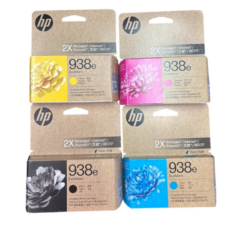 HP938e 2X Original Ink Cartridge หมึกแท้100% เเบบXLหมึกมาก