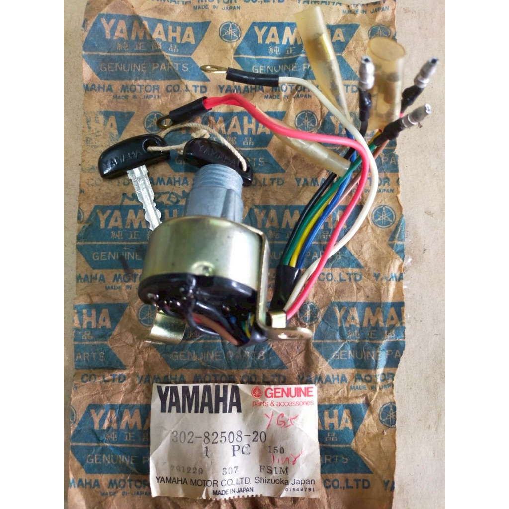 สวิตช์ กุญแจ แท้ติดรถ Yamaha YG5 YG5T YG5S L5T FS1 รุ่นไมล์จม แท้ใหม่ Made in japan หายาก