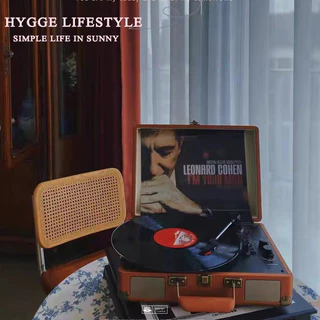 【⚡ส่งของจากไทย】 Vinyl เครื่องเล่นแผ่นเสียง turntable Portable gramophone Bluetooth speaker