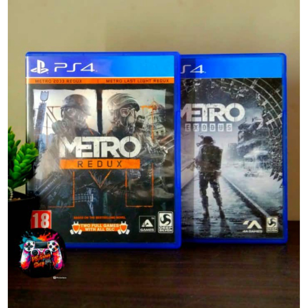 [Ps4] game: Metro Exodus/ Metro Redux แผ่นเกมส์PS4 (มือ2) Z.3 /Z.eu [ภาษาอังกฤษ]