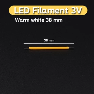 LED filament LED เส้น 3 โวลต์ LED โมเดล มีหลายสีให้เลือก ให้ความสว่าง 360° edison led ราคาต่อ 1หลอด
