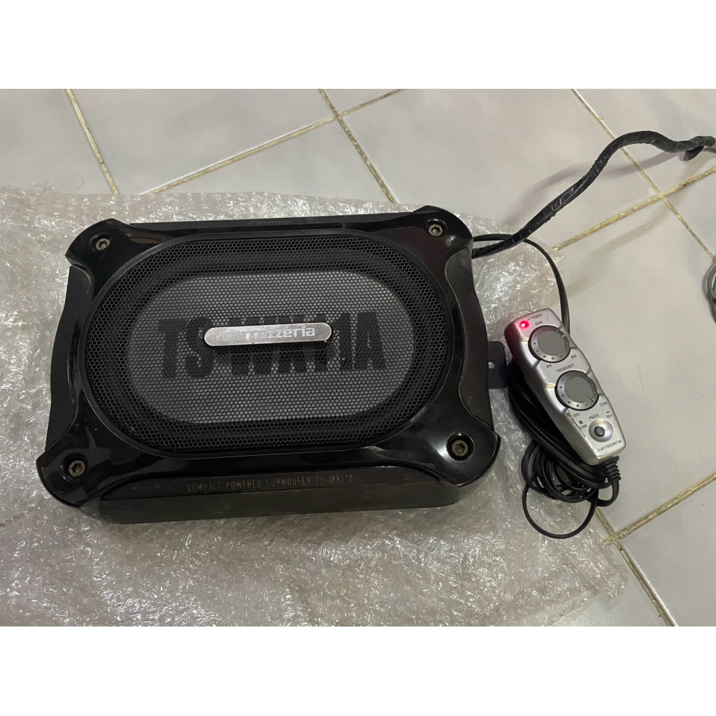 Subwoofer ใต้เบาะ PIONEER TS-WX11A (JDM) ดอก 6x9" 150W ครบชุด! มีเพาเวอร์ในตัว เสียงเพราะ/แน่น!