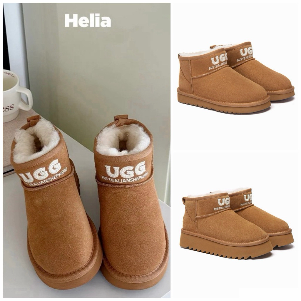 UGG Boots Sheepskin Wool Ankle Helia