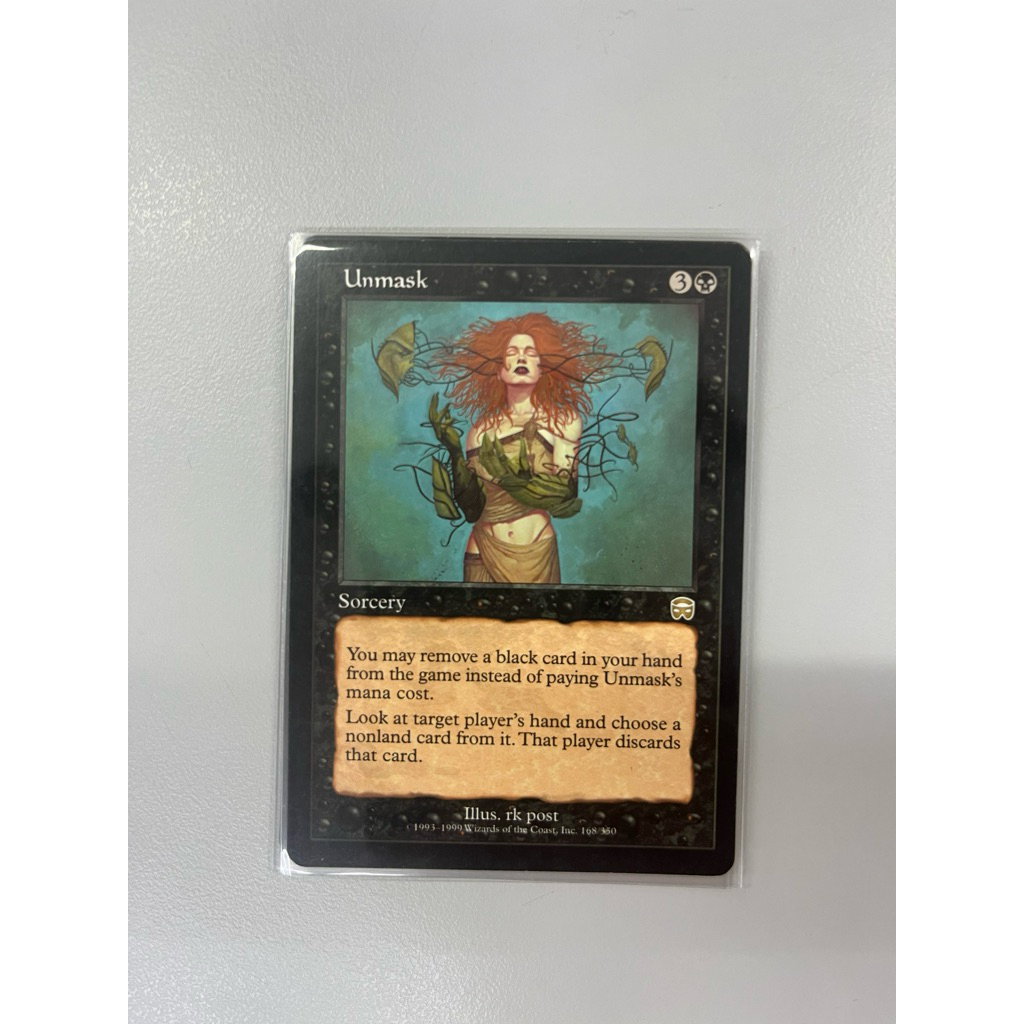 การ์ด MTG Unmask Black Magic the Gathering EDH สภาพ Ex