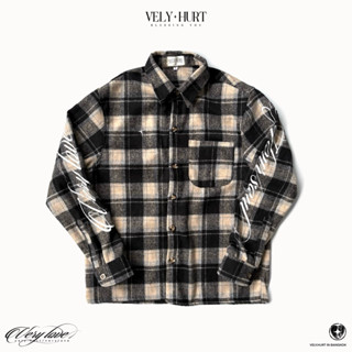 เสื้อเชิ้ต Vely.Hurt Cotton Shirt Plaid
