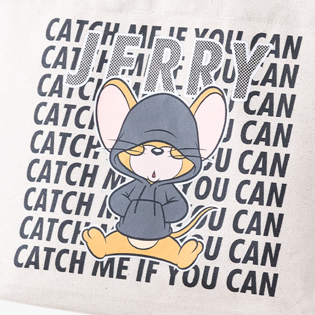 DOSH حقيبة تسوق كانفاس Tom and Jerry — صورة 5