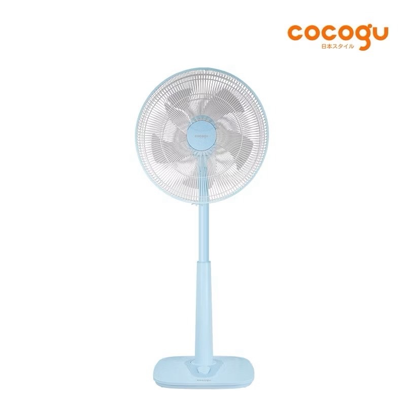 COCOGU พัดลมตั้งพื้น สไลด์ 18 นิ้ว รุ่น F1 61w คอยืด รับประกัน 3 ปี มินิมอล พาสเทลน่ารัก