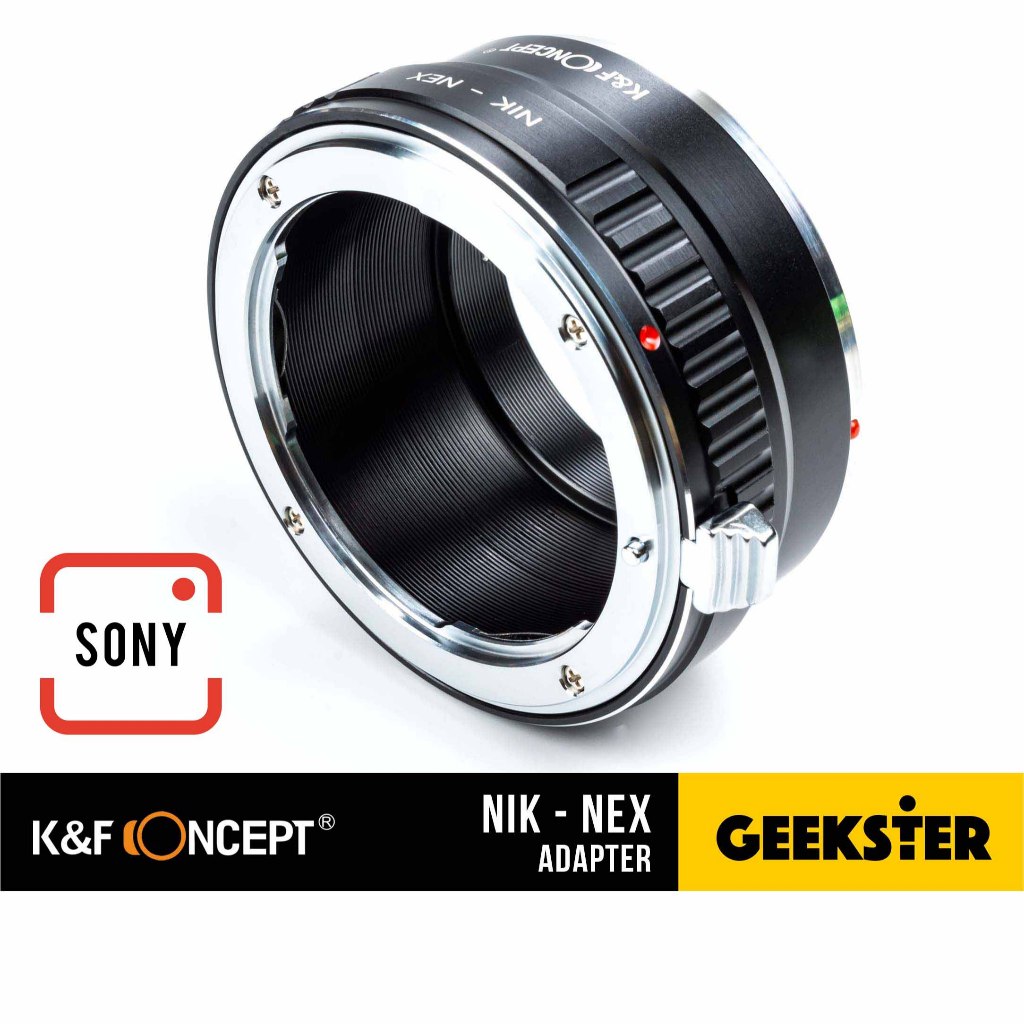 เมาท์แปลง K&F Nikon F-NEX ( Nik - Sony E / FE / NEX Lens Adapter / Nikon F / Ai / Ais / KF )