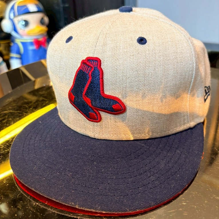 หมวก New Era Boston Red Sox Cream Two Tone Edition 59Fifty Fitted Cap (มือสอง)