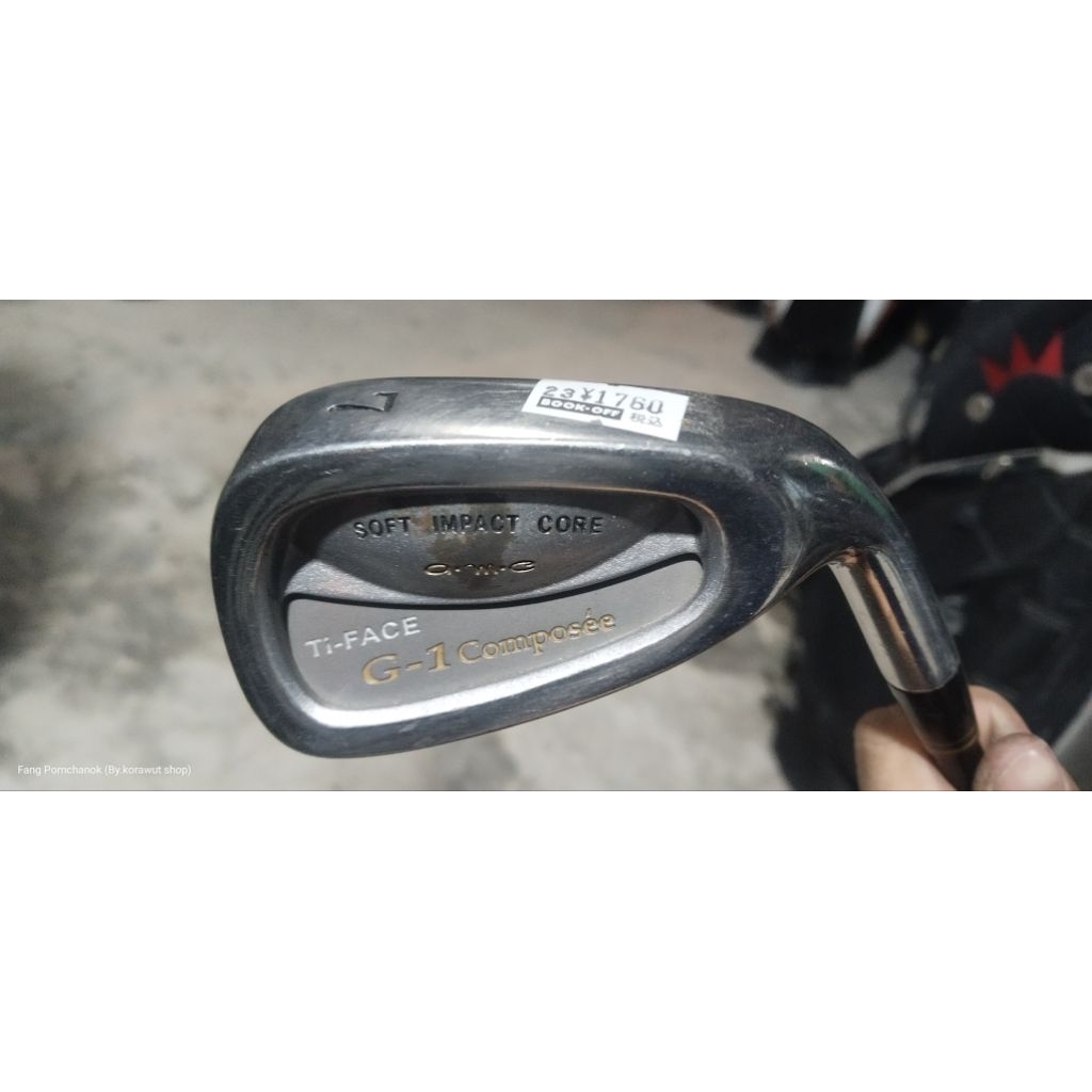 ไม้กอล์ฟมือสอง เหล็กเบอร์ 7 a.m.c หน้าเด้ง ,ก้านกราไฟต์ FLEX-R  สภาพดี